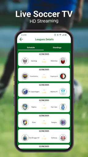 Live Soccer TV HD STREAMING screenshot