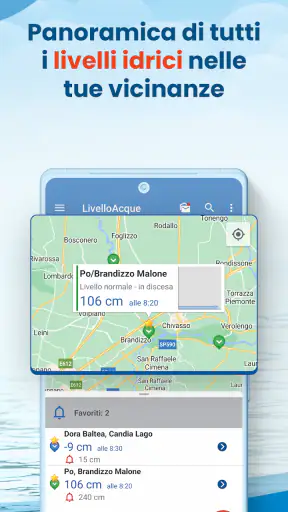 LivelloAcque HydroSOS screenshot