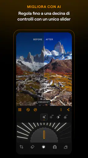 Luminar: editor di foto screenshot