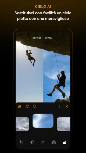 Luminar: editor di foto screenshot