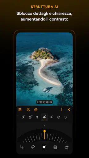 Luminar: editor di foto screenshot