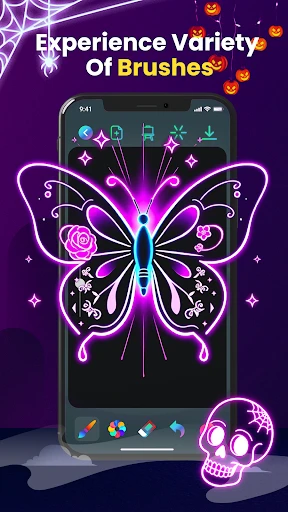Magic Doodle: Glow Art Drawing screenshot