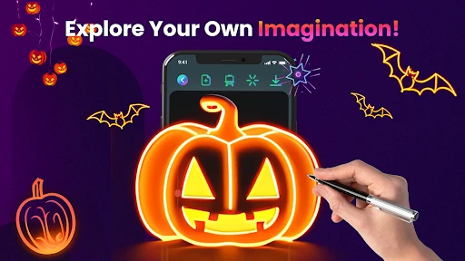 Magic Doodle: Glow Art Drawing screenshot