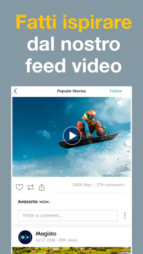Magisto Editor Montaggio Video screenshot