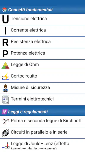 Manuale dell’elettricista screenshot