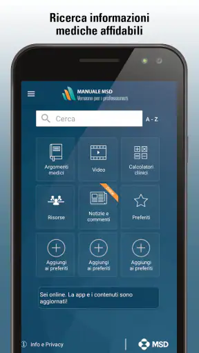 Manuale MSD Professionisti screenshot