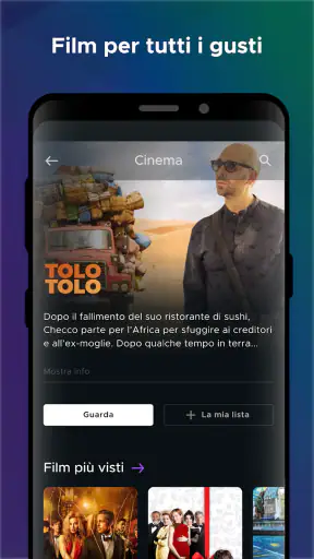 Mediaset Infinity Italia screenshot