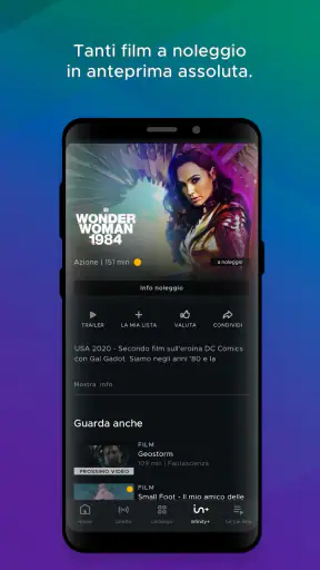 Mediaset Infinity Italia TV screenshot