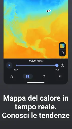 Rain Viewer: Mappa Radar Meteo screenshot