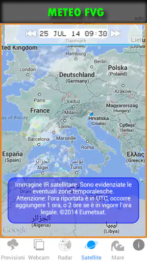 METEO FVG screenshot