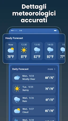 Meteo in tempo reale screenshot