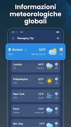 Meteo in tempo reale screenshot