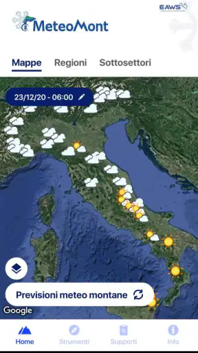 Meteomont screenshot