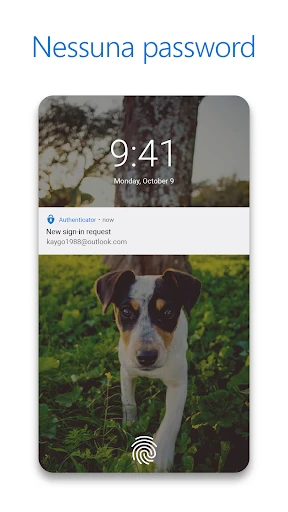 Microsoft Authenticator screenshot