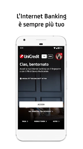 Mobile Banking UniCredit screenshot