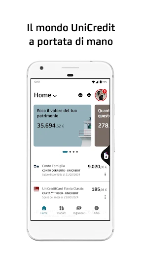 Mobile Banking UniCredit screenshot