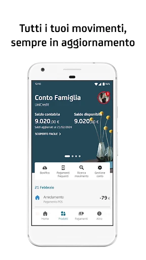 Mobile Banking UniCredit screenshot