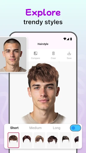 Modiface Haircut:Hair Makeover screenshot
