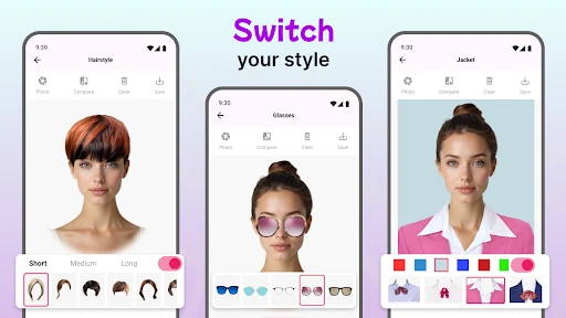 Modiface Haircut:Hair Makeover screenshot