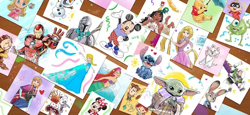 Mondo Disney da Colorare screenshot