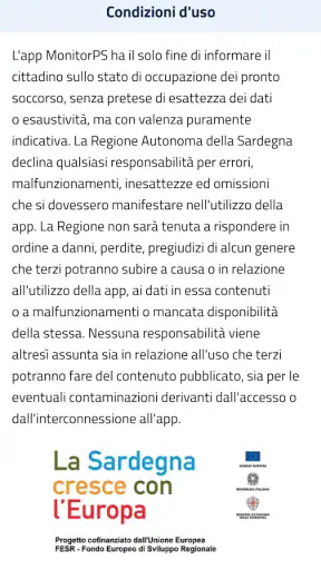 MonitorPS Sardegna screenshot