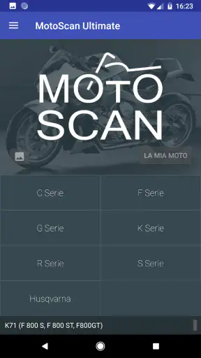 MotoScan per BMW moto screenshot