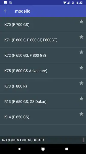 MotoScan per BMW moto screenshot
