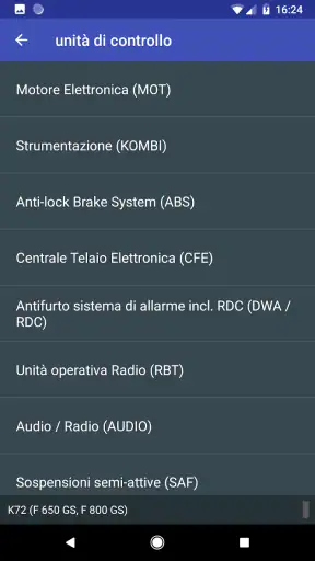 MotoScan per BMW moto screenshot