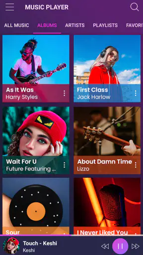 Music player - pro version screenshot