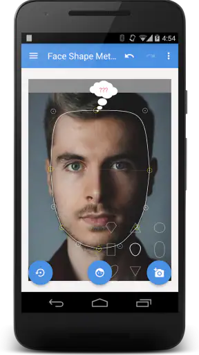 My Face Shape Meter and frames screenshot