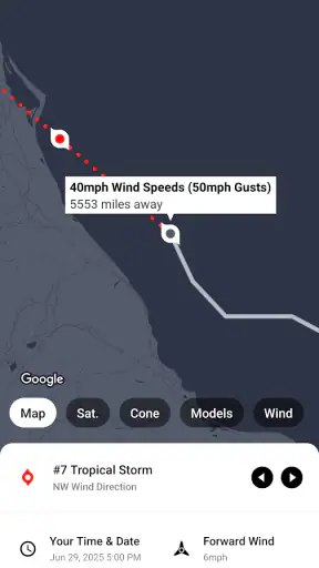 My Hurricane Tracker Pro screenshot