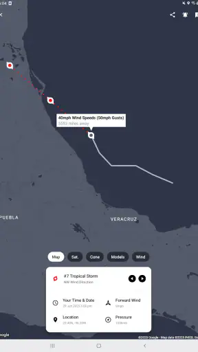 My Hurricane Tracker Pro screenshot