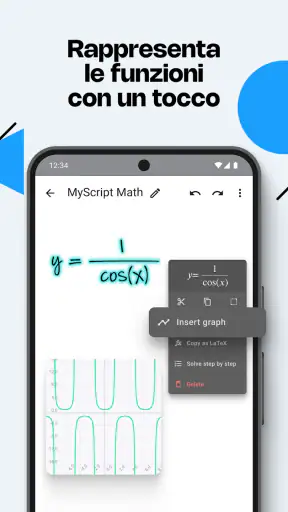 MyScript Math: calcola,traccia screenshot