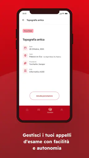 MyUniPD screenshot