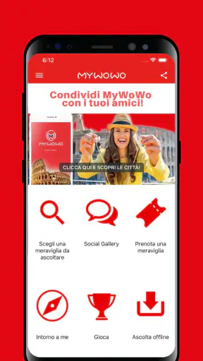 MyWoWo - Audio guida screenshot