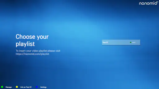 Nanomid IPTV Player screenshot