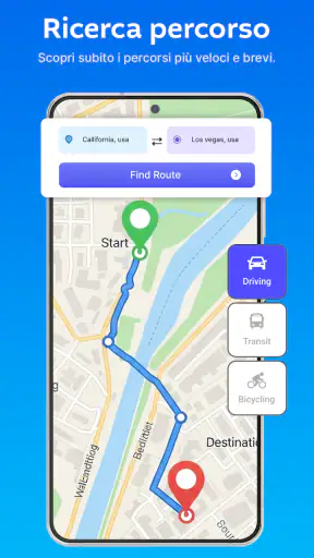 Navigatore GPS e mappe vocali screenshot