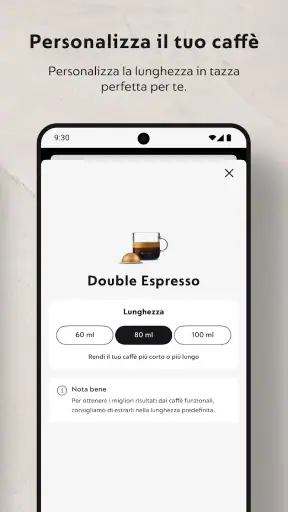 Nespresso Smart screenshot