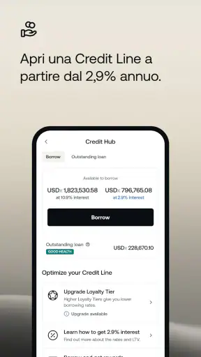 Nexo: la tua app cripto screenshot