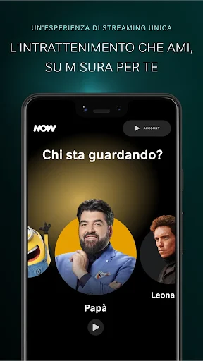 NOW screenshot