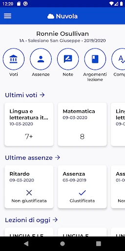 Nuvola - Tutore Studente screenshot