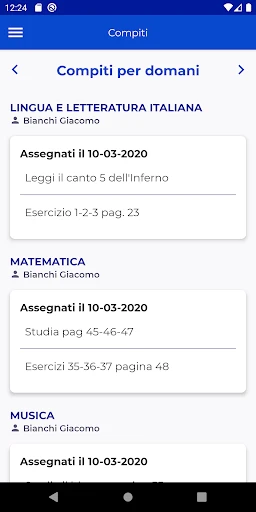 Nuvola - Tutore Studente screenshot