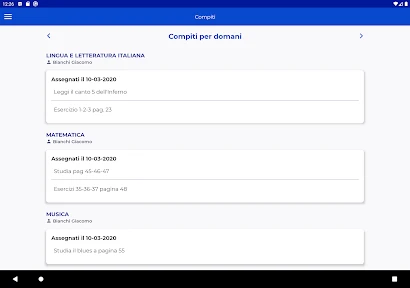 Nuvola - Tutore Studente screenshot