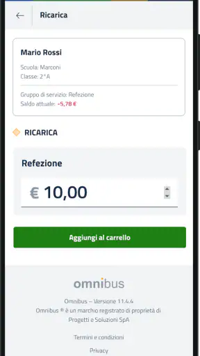 Omnibus® Servizi Scolastici screenshot