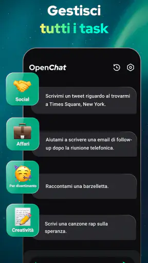 Open Chat - App di bot AI screenshot