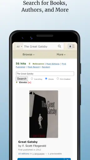 Open Library screenshot