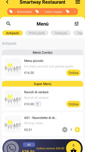 Ordelivery screenshot