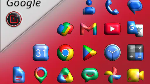 Oxigen 3D - Icon Pack screenshot