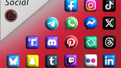 Oxigen 3D - Icon Pack screenshot