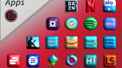 Oxigen 3D - Icon Pack screenshot